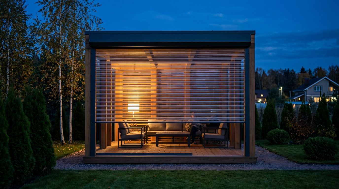 transparent polycarbonate roller shutters